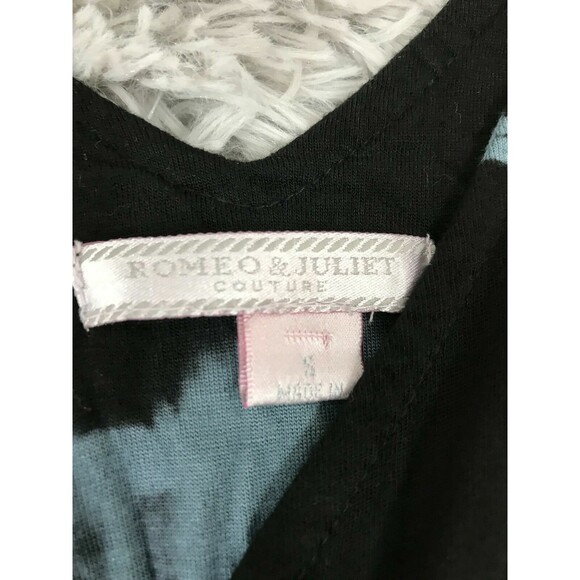 ROMEO AND JULIET COUTURE Maxi Dress Tie and dye Small Dark Blue & Black - Picture 4 of 8